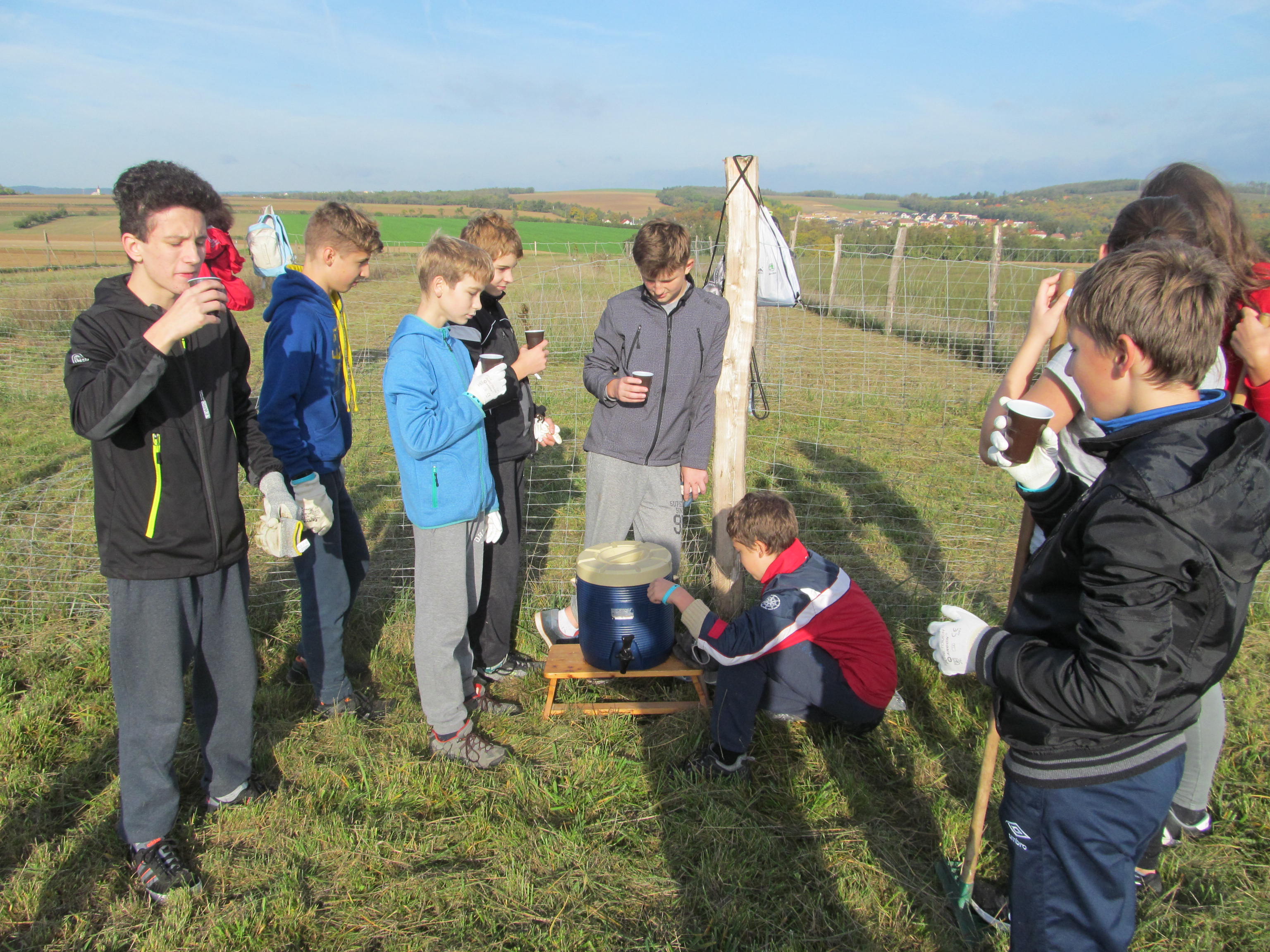 žáci v přírodě
