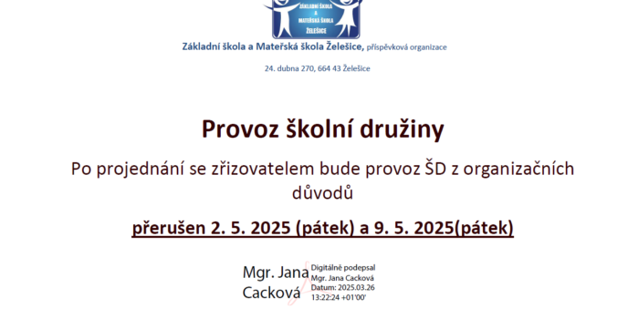 provoz družina