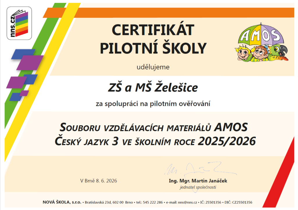 certifikát